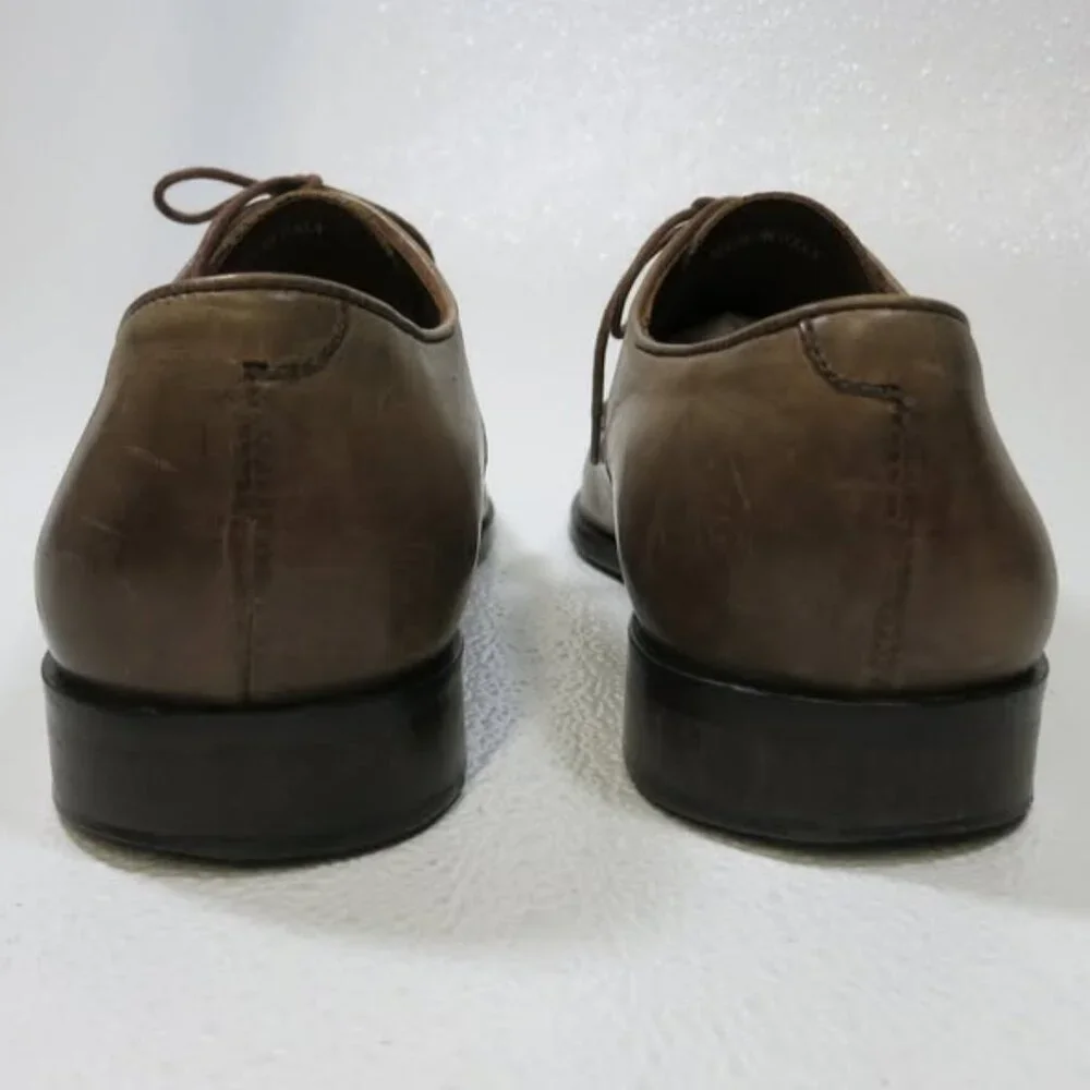 Massimo Matteo Cap Toe Leather Dress Oxfords Men's Footwear Shoes Size 10.5 M